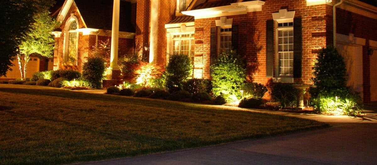 Outdoor Lighting Landscaping Project