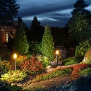 Outdoor Lighting Landscape Lighting in a Garden