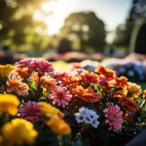 Seasonal Colorful Flowers Landscaping Installation