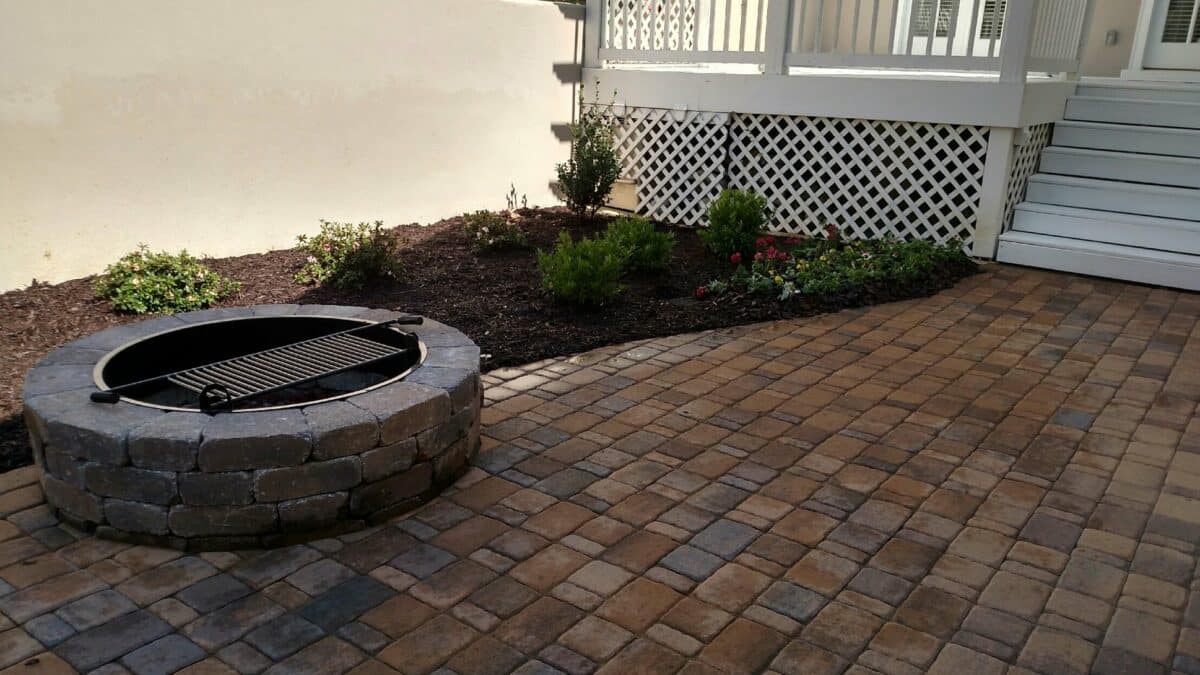 After Patio Hardscape