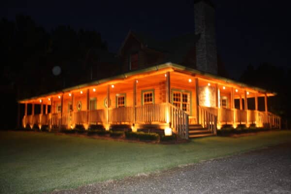 Exterior of a Cabin at Lonesome Dove RV Park