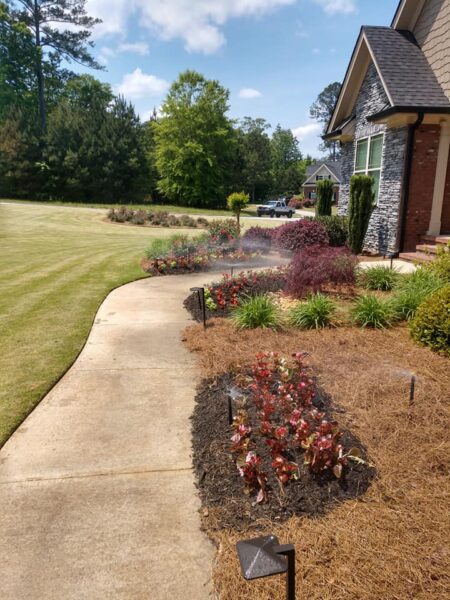 Lawn Flower Bed Irrigation