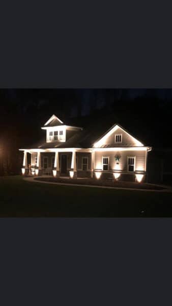 Exterior Lighting Project at a Suburban House