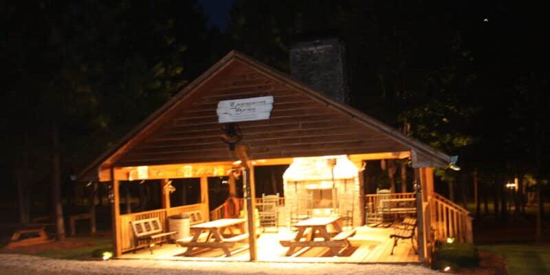 Outdoor Covered Space Lighting Project - Lonesome Dove RV Park